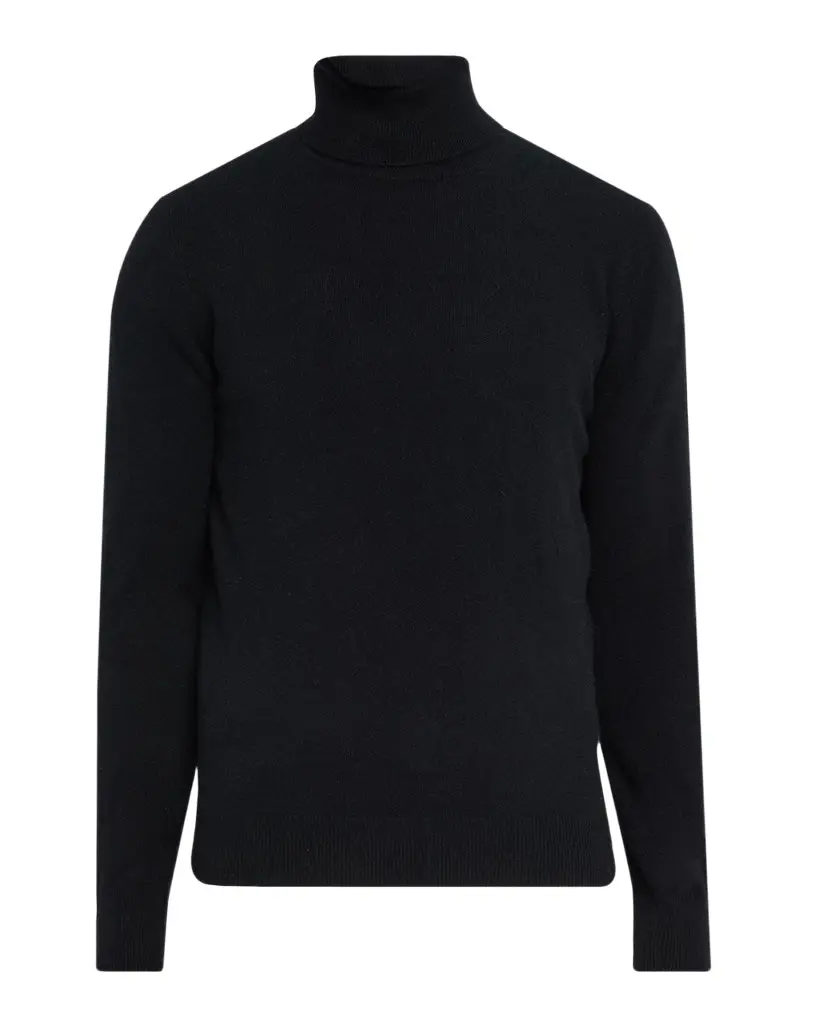 Neiman Marcus Cashmere Collection Men's Cashmere Melange Turtleneck Sweater