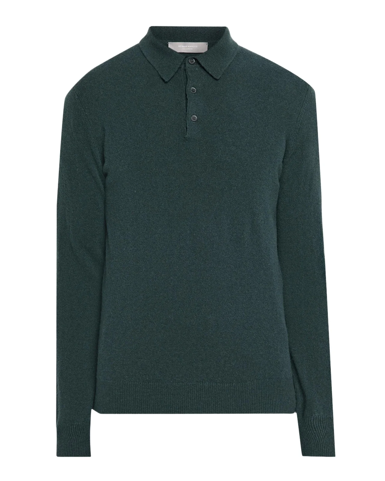 Men's Cashmere Melange Polo Sweater Men's Cashmere Melange Polo Sweater