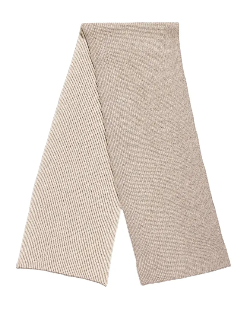 Men's Vanise Cashmere Ribbed Scarf Men's Vanise Cashmere Ribbed Scarf