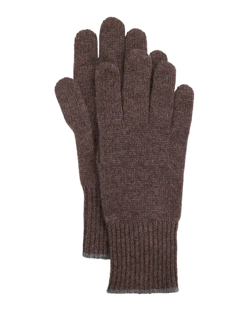 Brunello Cucinelli Men's Cashmere Knit Gloves