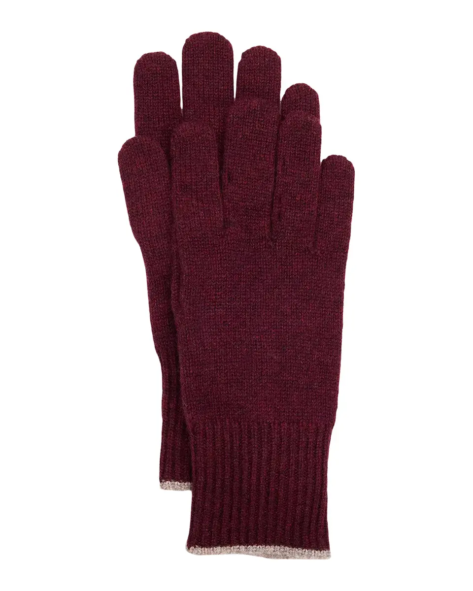 Brunello Cucinelli Men's Cashmere Knit Gloves | Thumbnail 2 Brunello Cucinelli Men's Cashmere Knit Gloves | Thumbnail 2