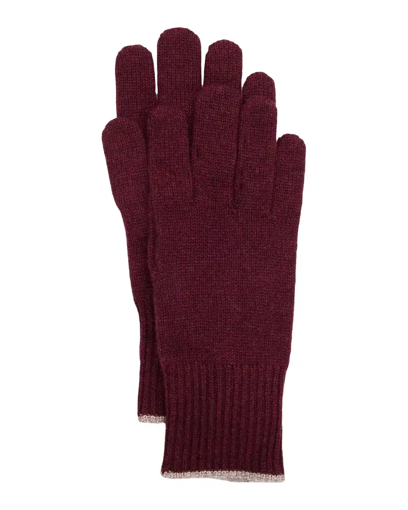 Brunello Cucinelli Men's Cashmere Knit Gloves