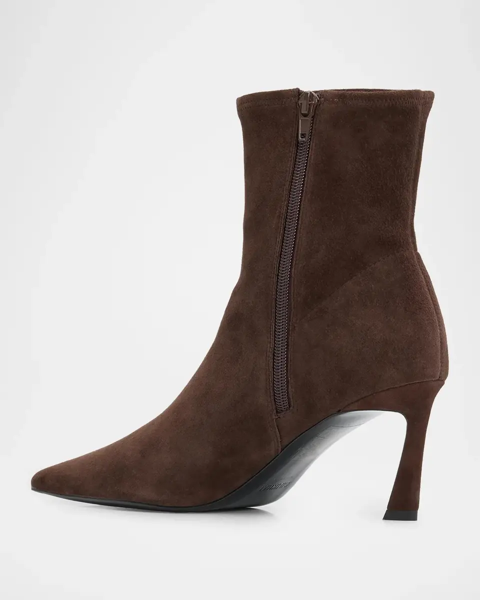 Simkhai 95mm Kayla Stretch Suede Ankle Boots | Thumbnail 4 Simkhai 95mm Kayla Stretch Suede Ankle Boots | Thumbnail 4