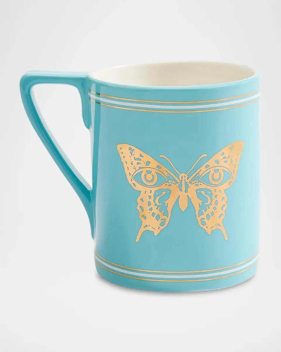 Jonathan Adler Mariposa Porcelain Mug with Lid | Thumbnail 3 Jonathan Adler Mariposa Porcelain Mug with Lid | Thumbnail 3
