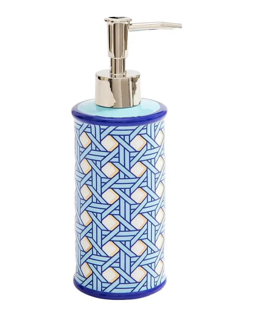 Jonathan Adler Basketweave Porcelain Soap Dispenser