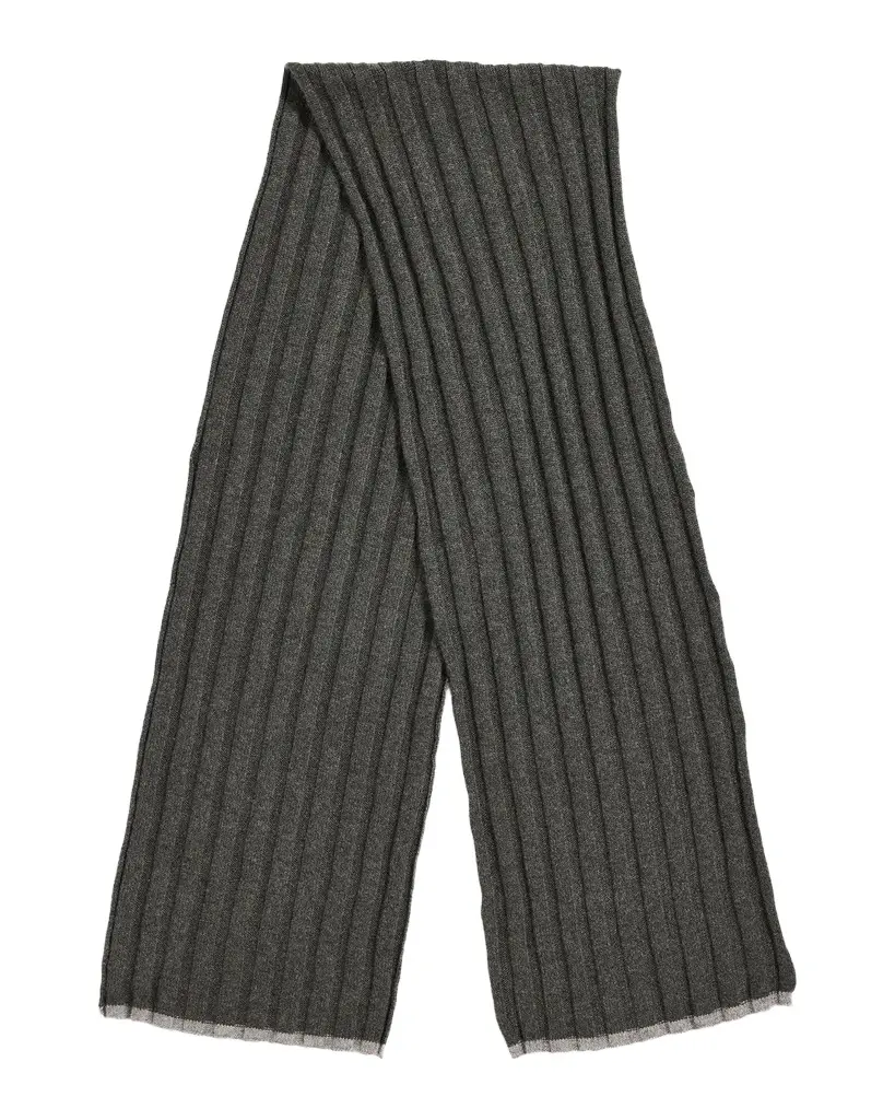 Men's Cashmere Ribbed Scarf Men's Cashmere Ribbed Scarf