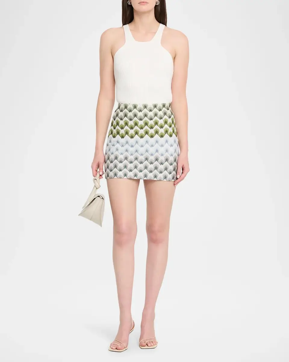 Missoni Metallic Lace Knit Mini Skirt | Thumbnail 2 Missoni Metallic Lace Knit Mini Skirt | Thumbnail 2