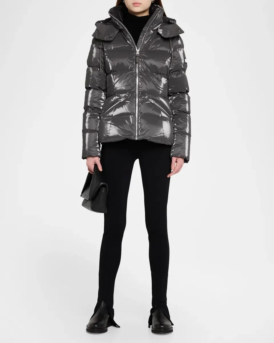 Mackage Madalyn-GLOZ Glossy Short Down Jacket | Thumbnail 2 Mackage Madalyn-GLOZ Glossy Short Down Jacket | Thumbnail 2