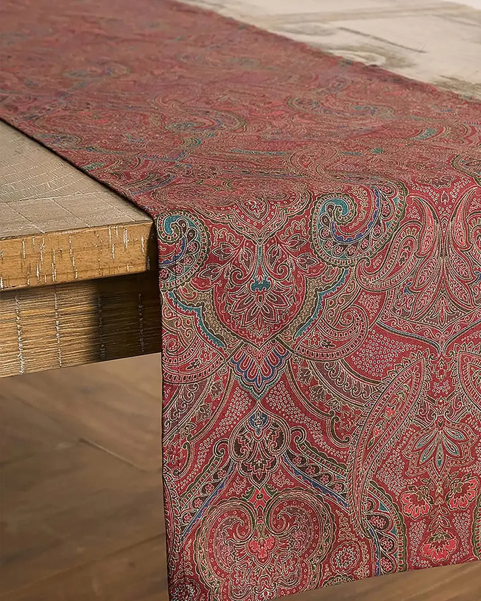 Juliska Paisley Table Runner, 18" x 90" | Thumbnail 2 Juliska Paisley Table Runner, 18" x 90" | Thumbnail 2
