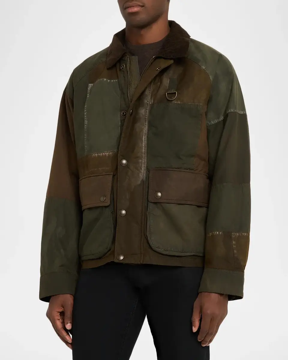 Polo Ralph Lauren Men's Patchwork Oilcloth Utility Jacket | Thumbnail 4 Polo Ralph Lauren Men's Patchwork Oilcloth Utility Jacket | Thumbnail 4