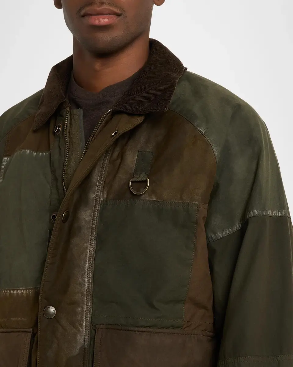 Polo Ralph Lauren Men's Patchwork Oilcloth Utility Jacket | Thumbnail 5 Polo Ralph Lauren Men's Patchwork Oilcloth Utility Jacket | Thumbnail 5