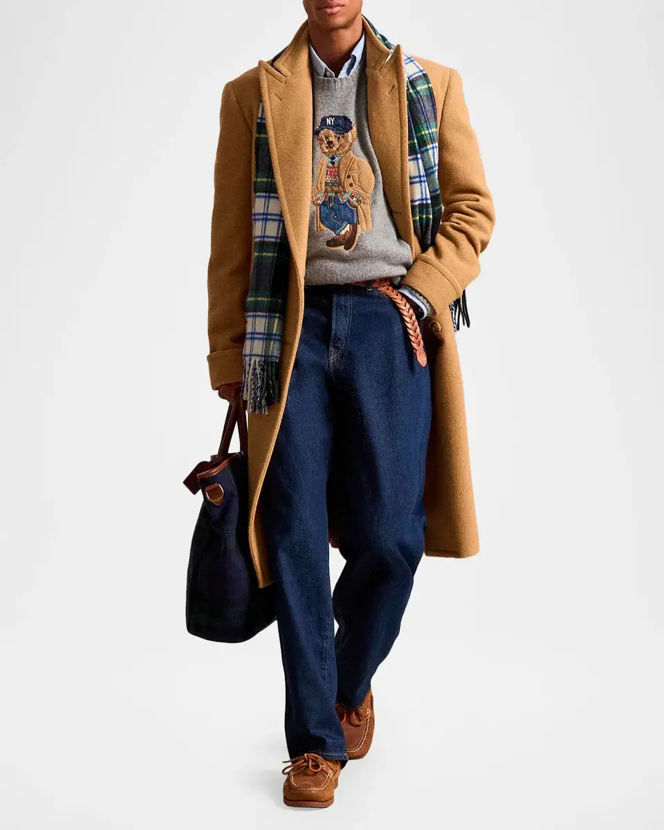 Polo Ralph Lauren Men's Wool-Blend Polo Bear Sweater | Thumbnail 2 Polo Ralph Lauren Men's Wool-Blend Polo Bear Sweater | Thumbnail 2