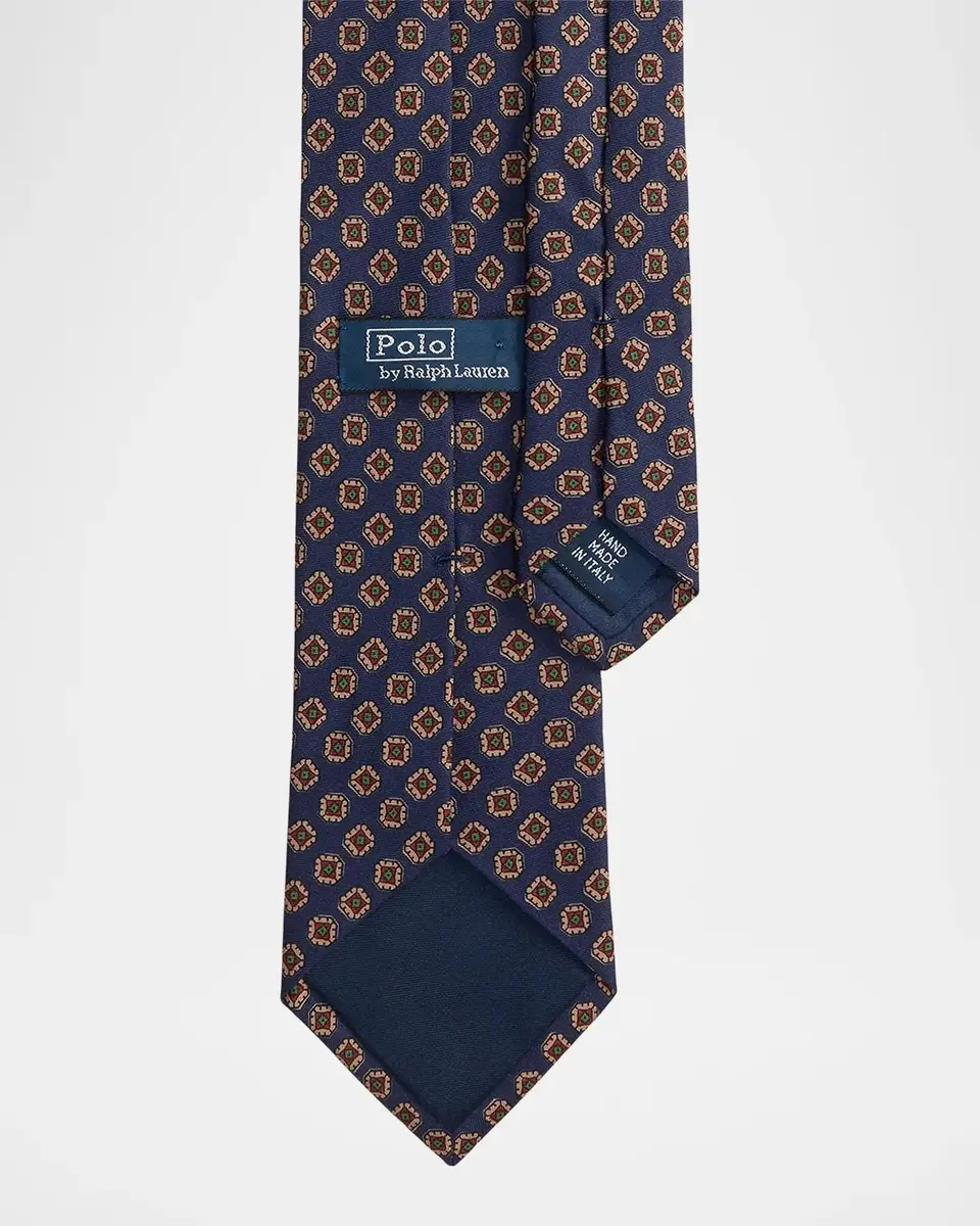 Polo Ralph Lauren Men's Geometric Jacquard Silk Tie | Thumbnail 2