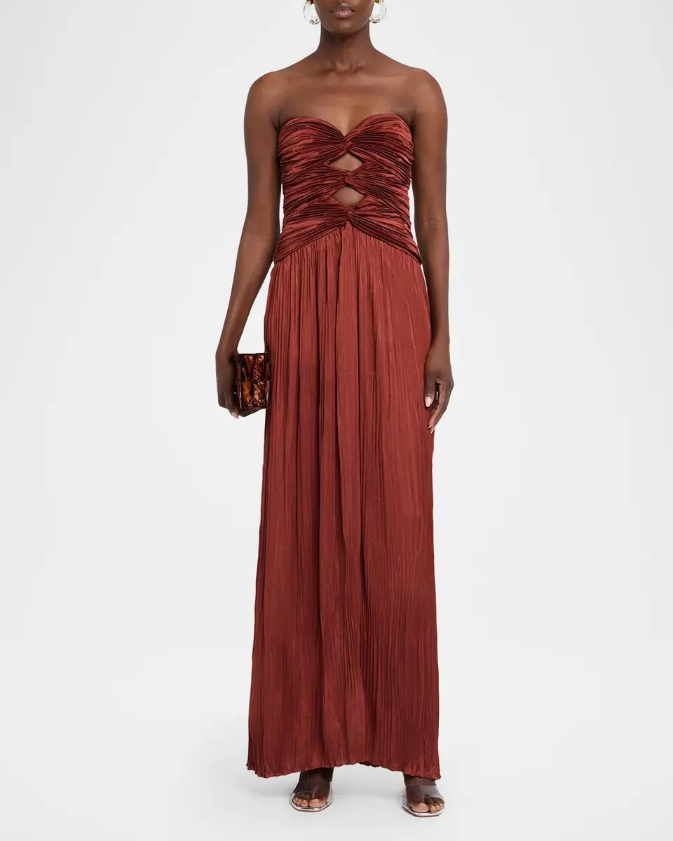 A.L.C. Brynn Strapless Sweetheart Maxi Dress | Thumbnail 2