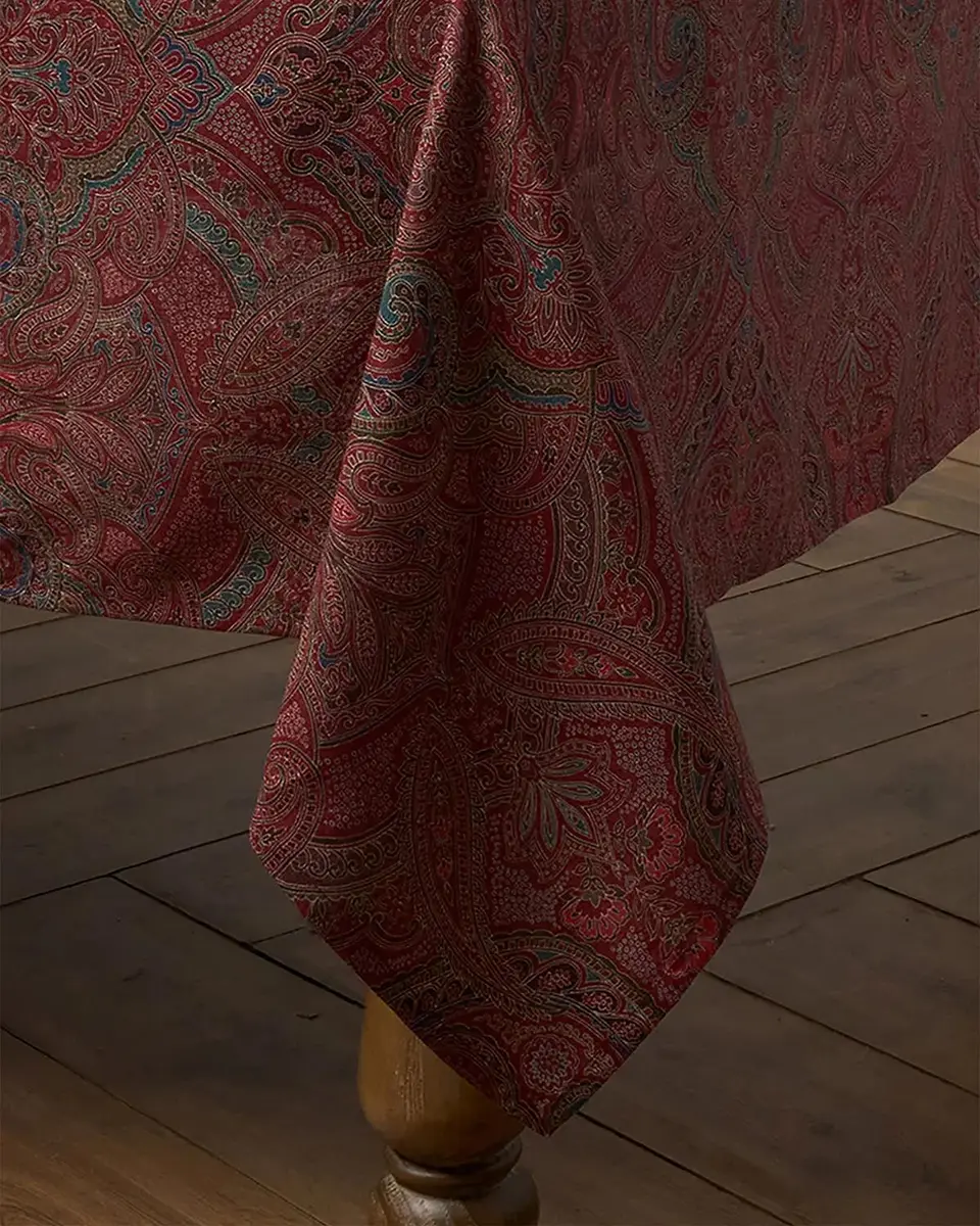 Juliska Paisley Tablecloth, 60" x 120" | Thumbnail 2 Juliska Paisley Tablecloth, 60" x 120" | Thumbnail 2