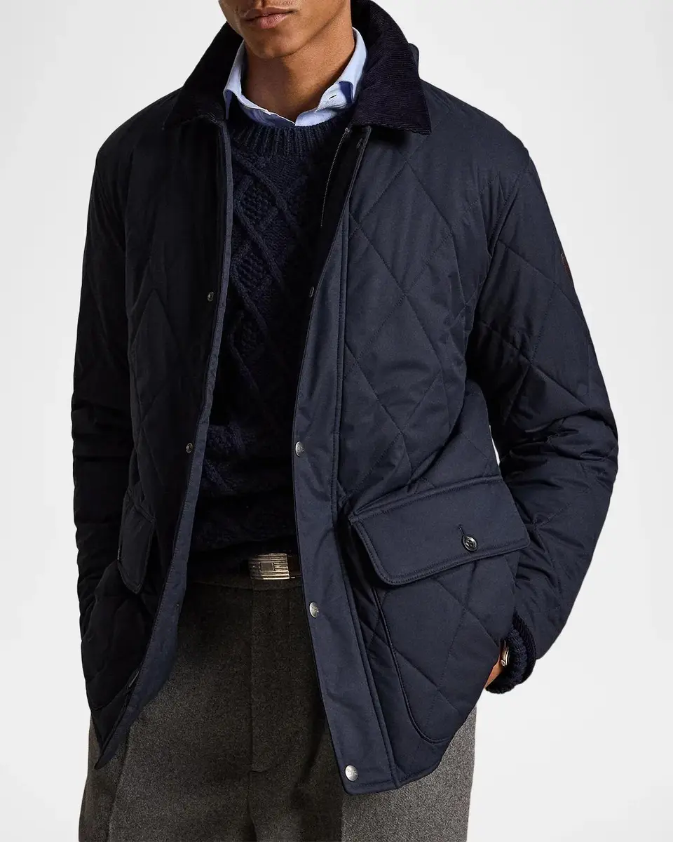 Polo Ralph Lauren Men's The Beaton Quilted Car Coat | Thumbnail 4 Polo Ralph Lauren Men's The Beaton Quilted Car Coat | Thumbnail 4