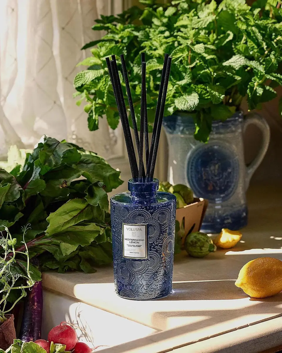 Voluspa Mediterranean Lemon Reed Diffuser | Thumbnail 4 Voluspa Mediterranean Lemon Reed Diffuser | Thumbnail 4