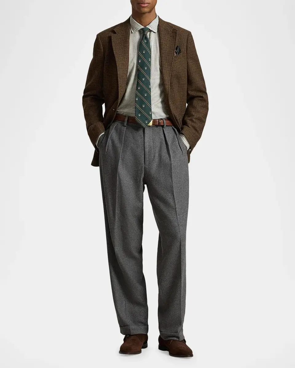 Polo Ralph Lauren Men's Plaid Twill Classic-Fit Shirt | Thumbnail 2 Polo Ralph Lauren Men's Plaid Twill Classic-Fit Shirt | Thumbnail 2