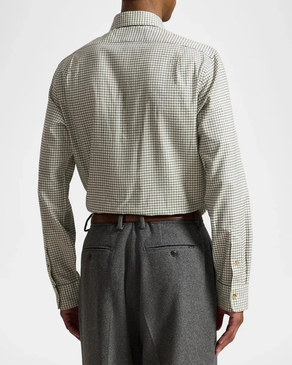 Polo Ralph Lauren Men's Plaid Twill Classic-Fit Shirt | Thumbnail 3 Polo Ralph Lauren Men's Plaid Twill Classic-Fit Shirt | Thumbnail 3