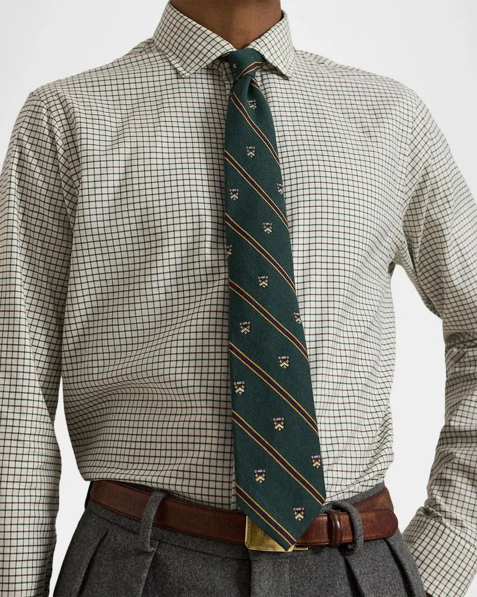 Polo Ralph Lauren Men's Plaid Twill Classic-Fit Shirt | Thumbnail 5 Polo Ralph Lauren Men's Plaid Twill Classic-Fit Shirt | Thumbnail 5