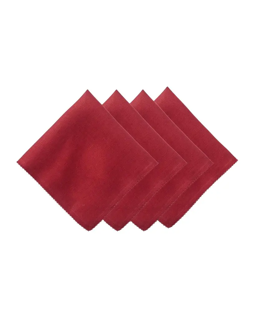 Juliska Berry Scallop Napkins, Set of 4