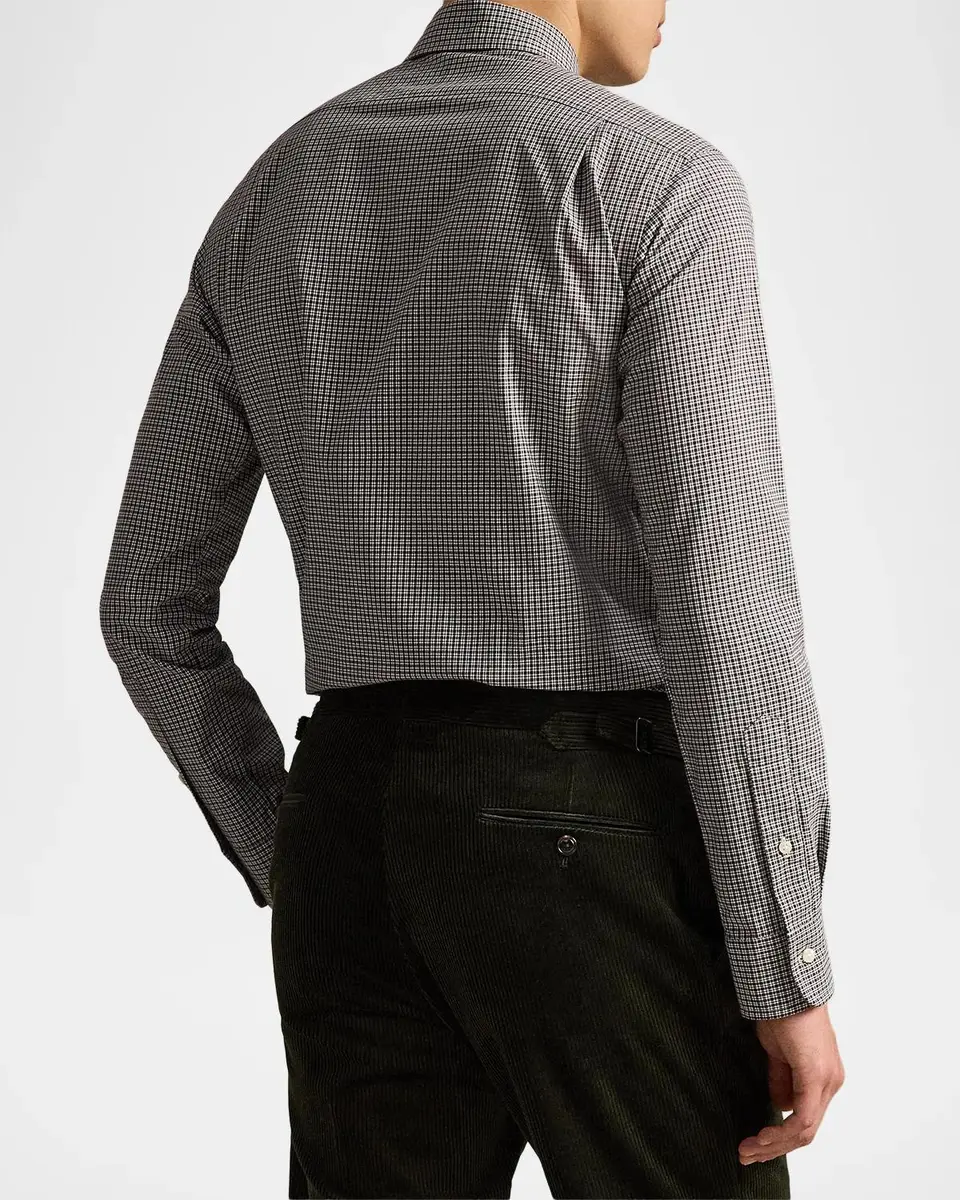 Polo Ralph Lauren Men's Classic-Fit Checked Poplin Shirt | Thumbnail 3 Polo Ralph Lauren Men's Classic-Fit Checked Poplin Shirt | Thumbnail 3