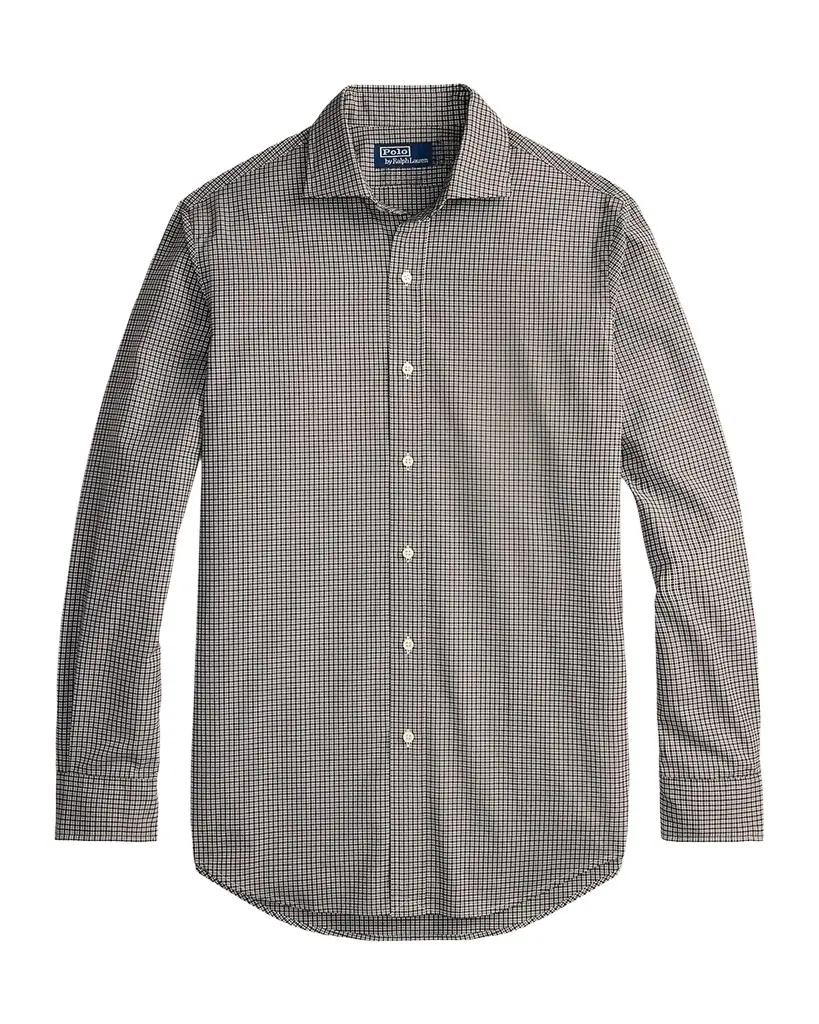 Men's Classic-Fit Checked Poplin Shirt