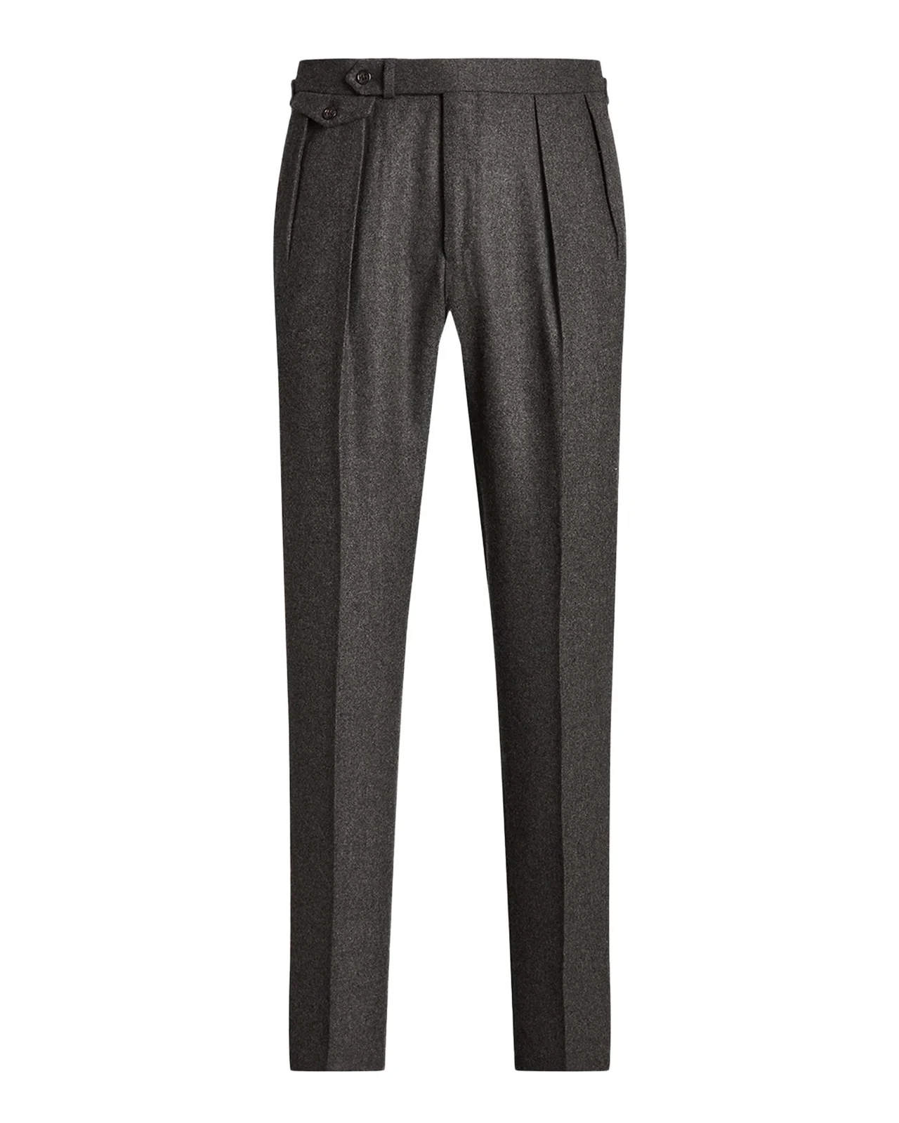 Men's Pleated Wool Flannel Trousers Men's Pleated Wool Flannel Trousers