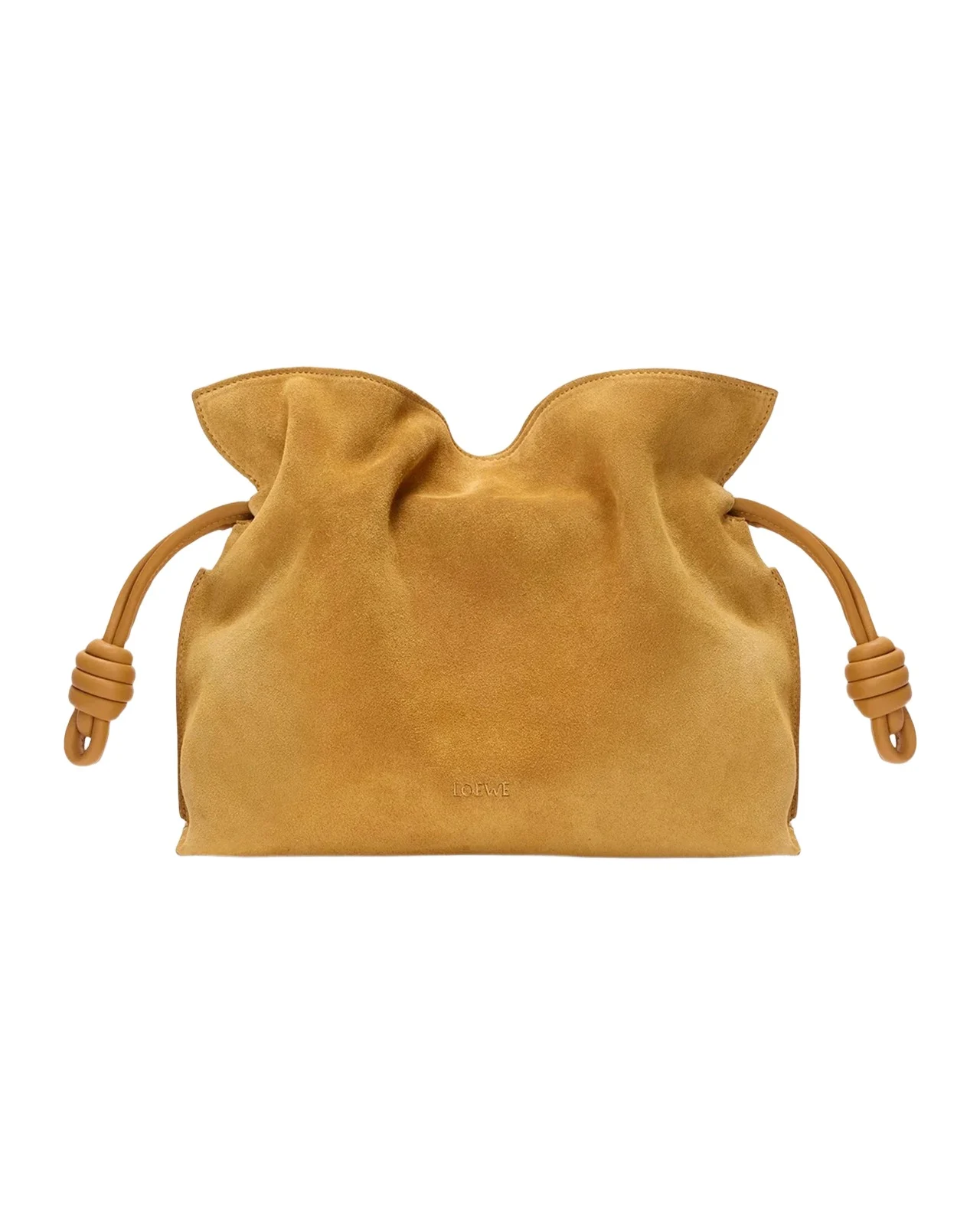 Loewe Flamenco Suede Clutch