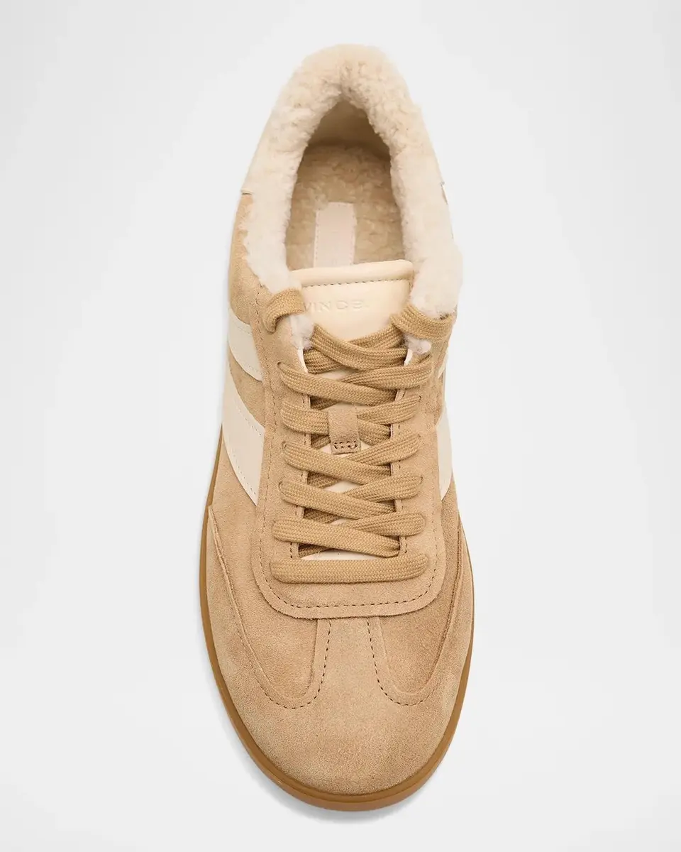 Vince Oasis Shearling-Lined Suede Low-Top Sneakers | Thumbnail 5 Vince Oasis Shearling-Lined Suede Low-Top Sneakers | Thumbnail 5