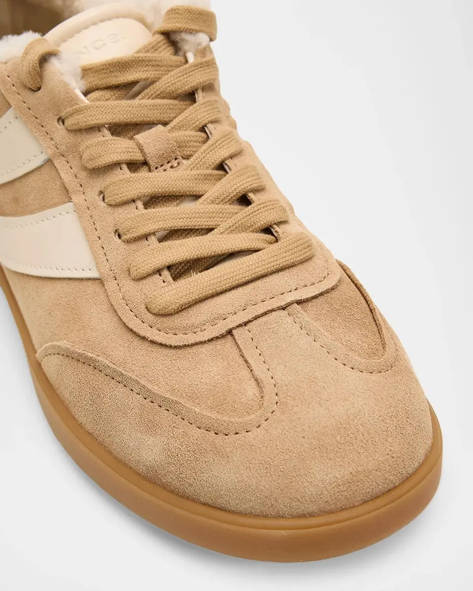 Vince Oasis Shearling-Lined Suede Low-Top Sneakers | Thumbnail 6 Vince Oasis Shearling-Lined Suede Low-Top Sneakers | Thumbnail 6