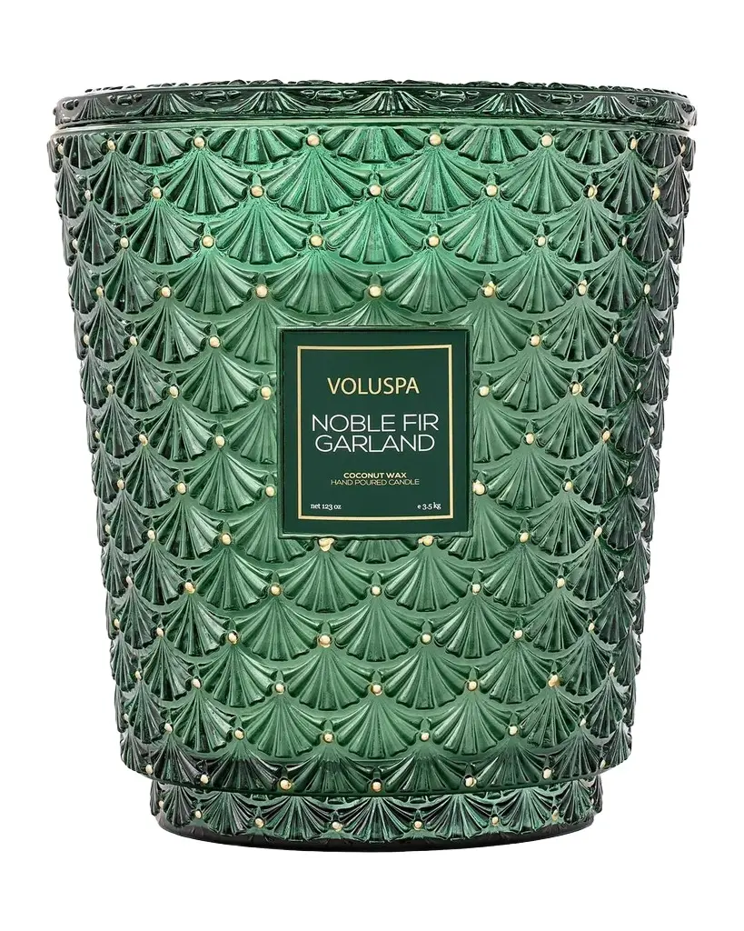 Holiday Noble Fir Garland 5-Wick Hearth Candle Holiday Noble Fir Garland 5-Wick Hearth Candle