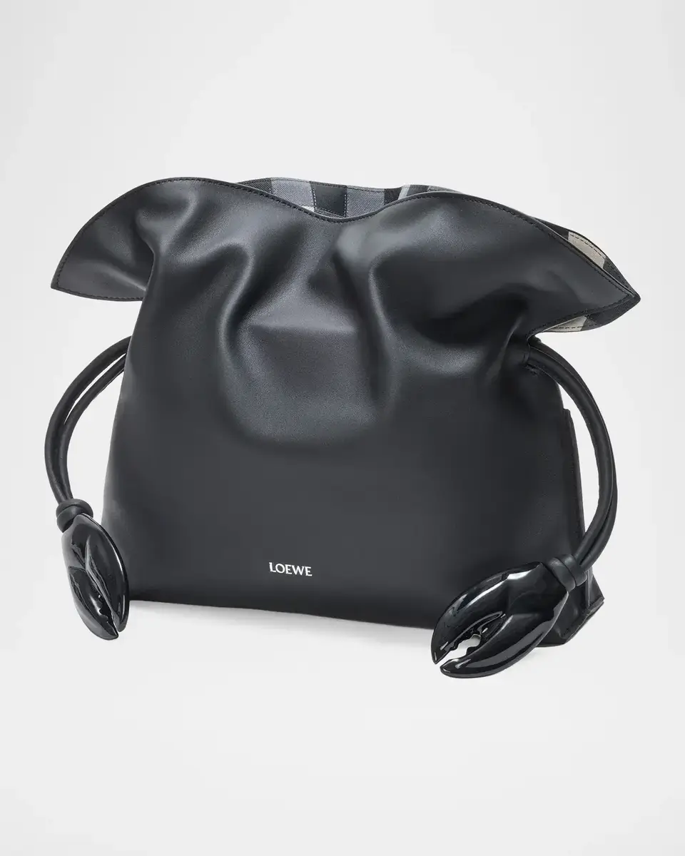 Loewe Flamenco Leather Claw-Embellished Clutch Bag | Thumbnail 3 Loewe Flamenco Leather Claw-Embellished Clutch Bag | Thumbnail 3
