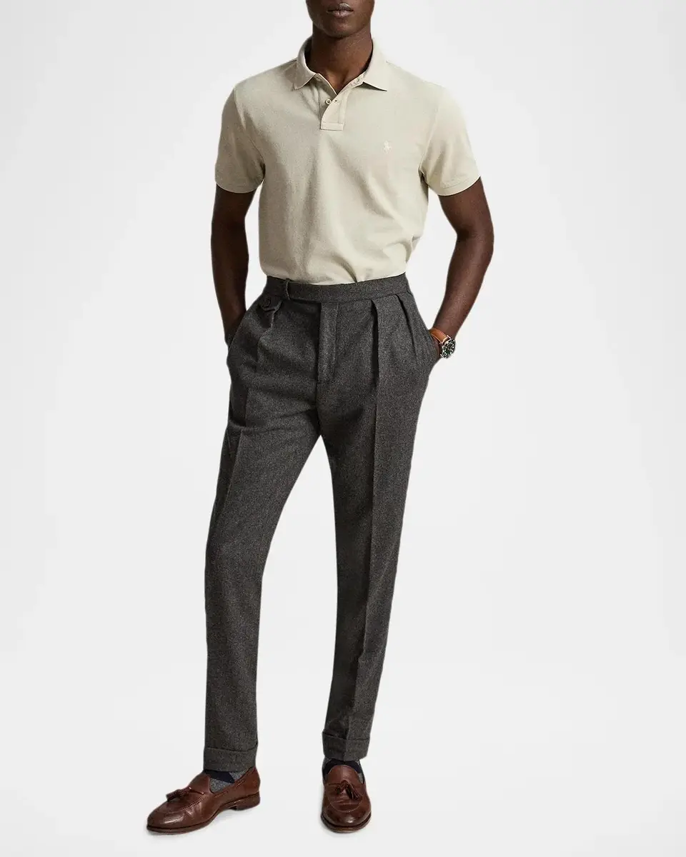 Polo Ralph Lauren Men's Cotton Mesh Polo Shirt | Thumbnail 2