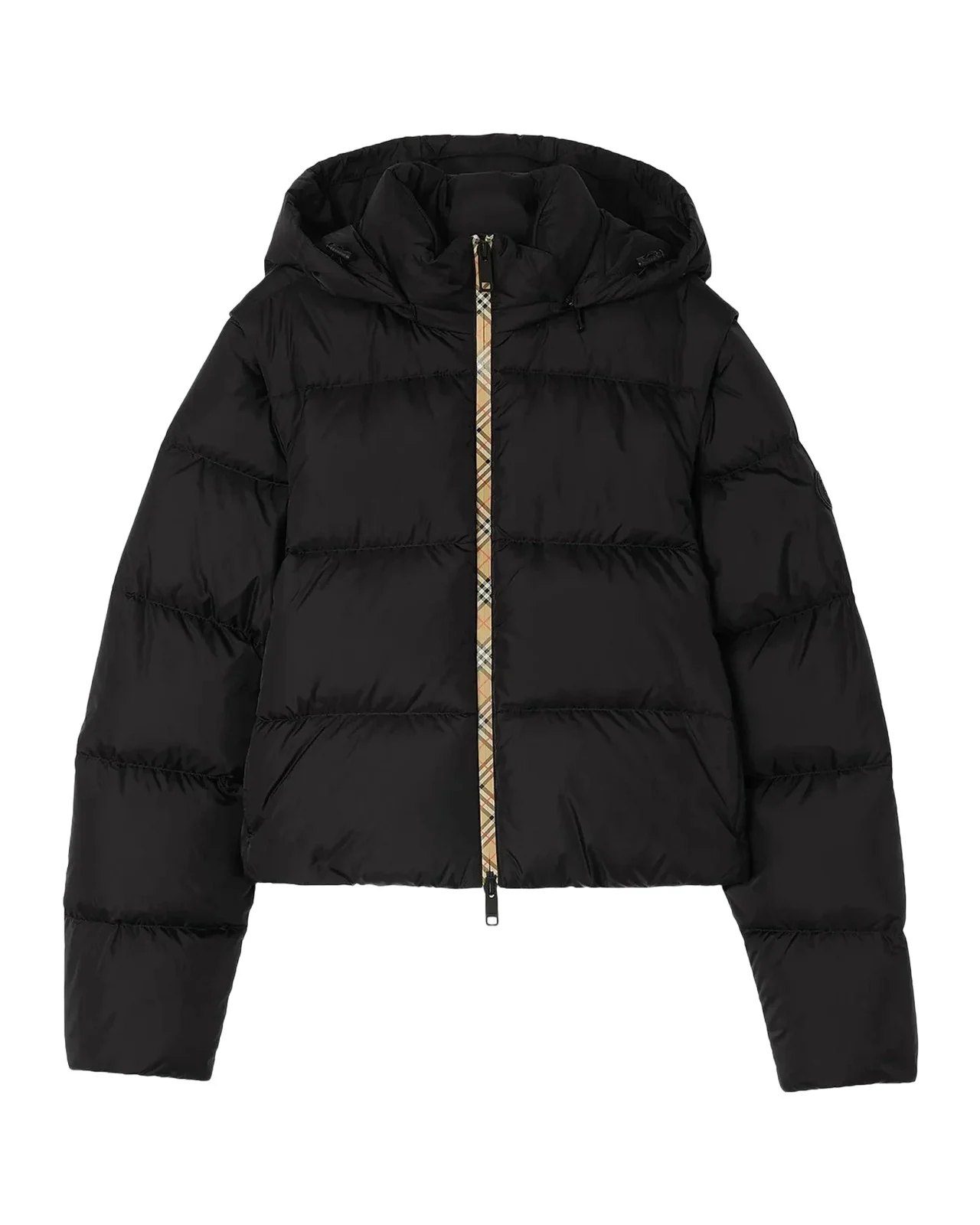 Burberry Langdale Hooded Convertible Puffer Jacket