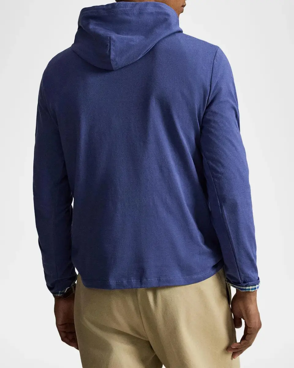 Polo Ralph Lauren Men's Polo Bear Jersey Hooded T-Shirt | Thumbnail 3 Polo Ralph Lauren Men's Polo Bear Jersey Hooded T-Shirt | Thumbnail 3