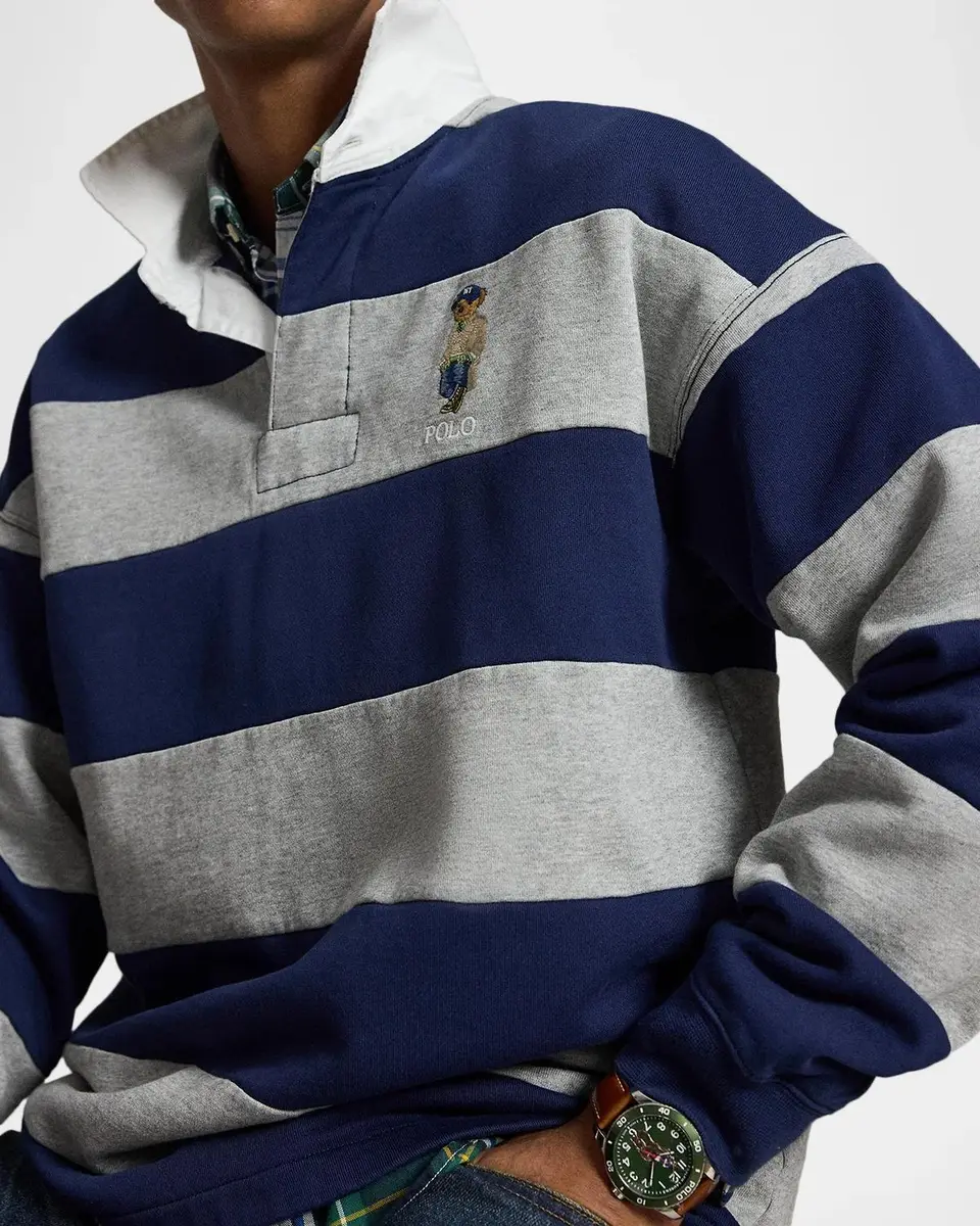 Polo Ralph Lauren Men's Big Fit Polo Bear Rugby Shirt | Thumbnail 5 Polo Ralph Lauren Men's Big Fit Polo Bear Rugby Shirt | Thumbnail 5