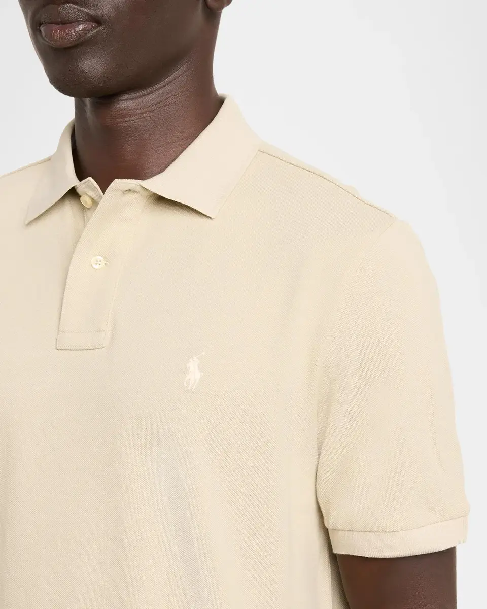 Polo Ralph Lauren Men's Cotton Mesh Polo Shirt | Thumbnail 5 Polo Ralph Lauren Men's Cotton Mesh Polo Shirt | Thumbnail 5