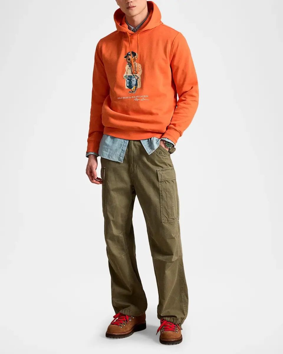 Polo Ralph Lauren Men's Polo Bear Fleece Hoodie | Thumbnail 2 Polo Ralph Lauren Men's Polo Bear Fleece Hoodie | Thumbnail 2