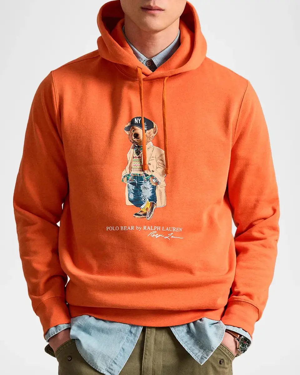 Polo Ralph Lauren Men's Polo Bear Fleece Hoodie | Thumbnail 4 Polo Ralph Lauren Men's Polo Bear Fleece Hoodie | Thumbnail 4