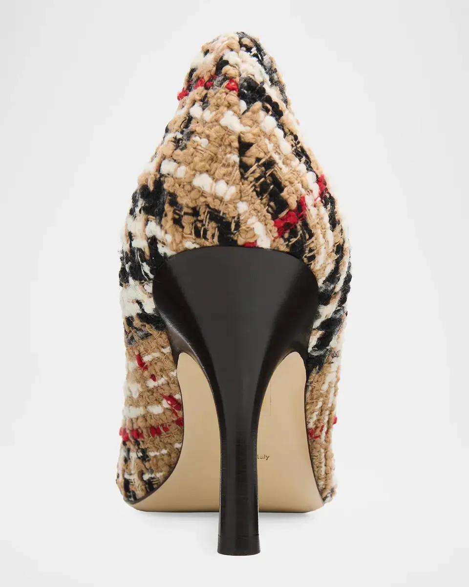 Burberry 90mm Check Boucle Pumps | Thumbnail 5 Burberry 90mm Check Boucle Pumps | Thumbnail 5