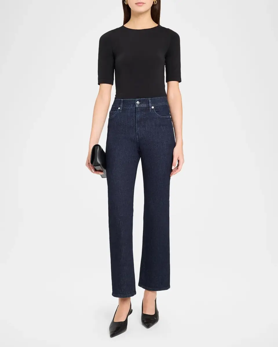 Veronica Beard Milla Slim Straight-Leg Crop Jeans | Thumbnail 2 Veronica Beard Milla Slim Straight-Leg Crop Jeans | Thumbnail 2