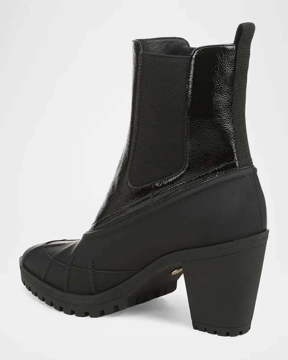 Veronica Beard 80mm Taryn Patent Leather Chelsea Ankle Boots | Thumbnail 3 Veronica Beard 80mm Taryn Patent Leather Chelsea Ankle Boots | Thumbnail 3