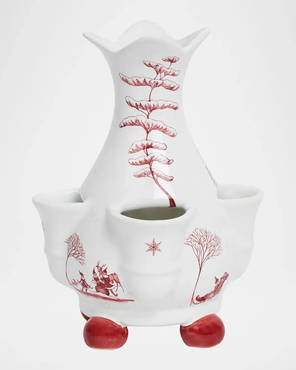 Juliska Country Estate Winter Frolic 6" Tulipiere Vase | Thumbnail 3 Juliska Country Estate Winter Frolic 6" Tulipiere Vase | Thumbnail 3
