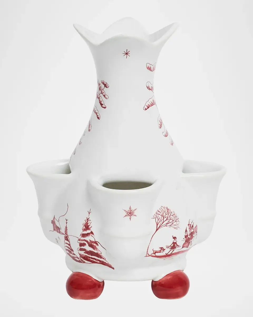Juliska Country Estate Winter Frolic 6" Tulipiere Vase | Thumbnail 4 Juliska Country Estate Winter Frolic 6" Tulipiere Vase | Thumbnail 4