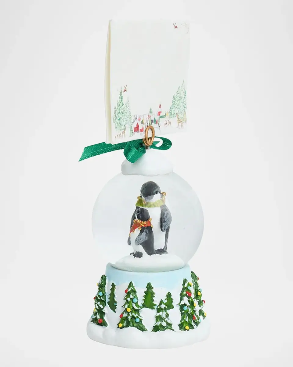 Juliska Berry & Thread North Pole Penguin Snow Globe Place Card Holder | Thumbnail 3 Juliska Berry & Thread North Pole Penguin Snow Globe Place Card Holder | Thumbnail 3