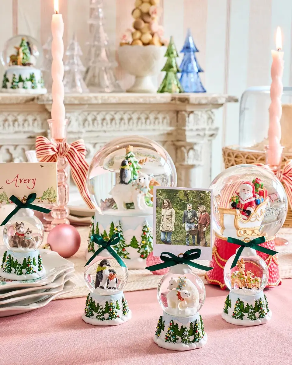 Juliska Berry & Thread North Pole Reindeer Snow Globe Place Card Holder | Thumbnail 6 Juliska Berry & Thread North Pole Reindeer Snow Globe Place Card Holder | Thumbnail 6