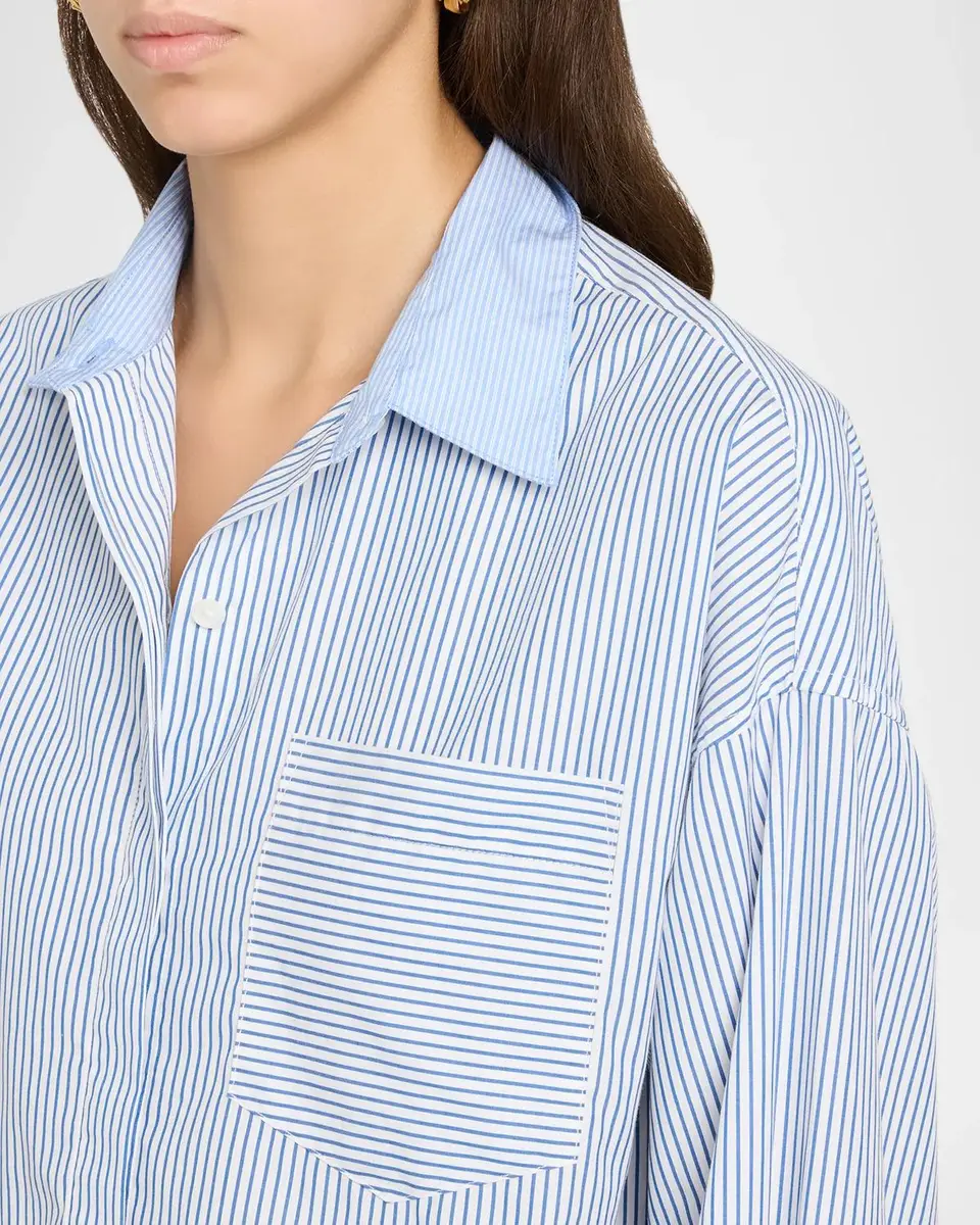 rag & bone Marin Multi-Striped Cotton-Poplin Shirt | Thumbnail 5 rag & bone Marin Multi-Striped Cotton-Poplin Shirt | Thumbnail 5