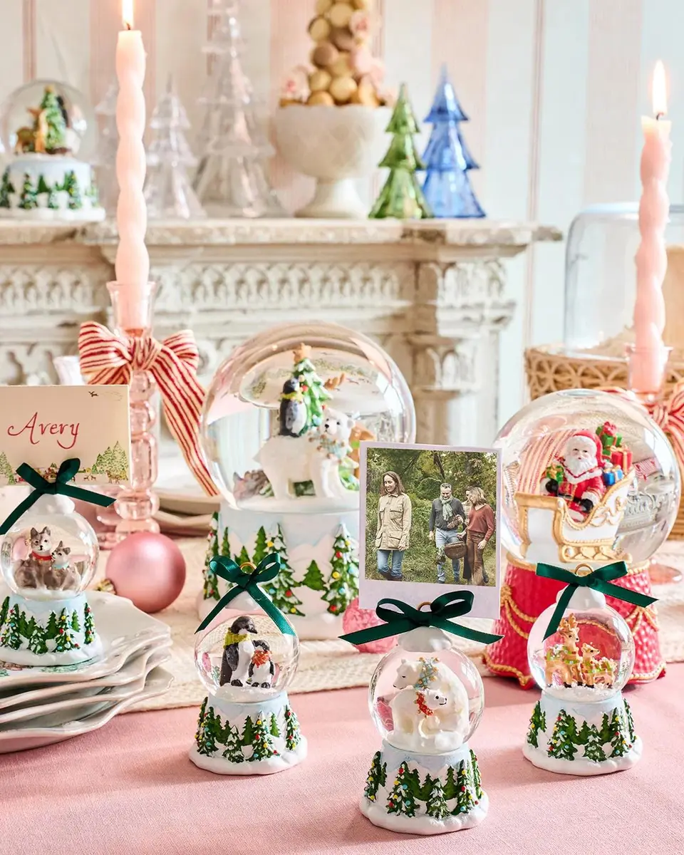 Juliska Berry & Thread North Pole Santa in Sleigh Snow Globe | Thumbnail 6 Juliska Berry & Thread North Pole Santa in Sleigh Snow Globe | Thumbnail 6