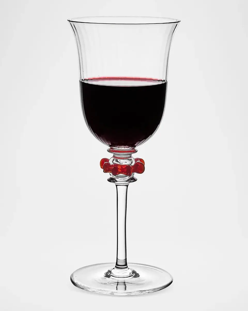 Juliska Nell Ruffle 12 oz. Wine Glass, Ruby | Thumbnail 2 Juliska Nell Ruffle 12 oz. Wine Glass, Ruby | Thumbnail 2